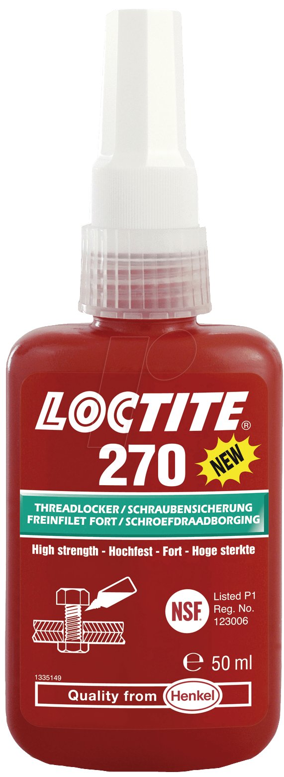 Loctite 270 50ml анаэробный сильный клей для резьбы