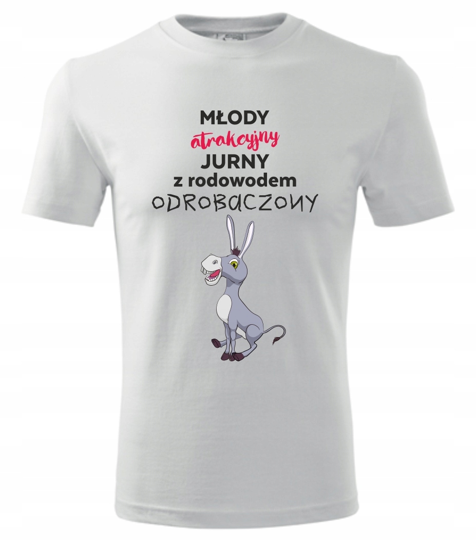 

Koszulka z nadrukiem śmieszny nadruk napis S