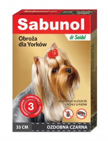 

Sabunol obroża 35cm czarna pchły kleszcze York