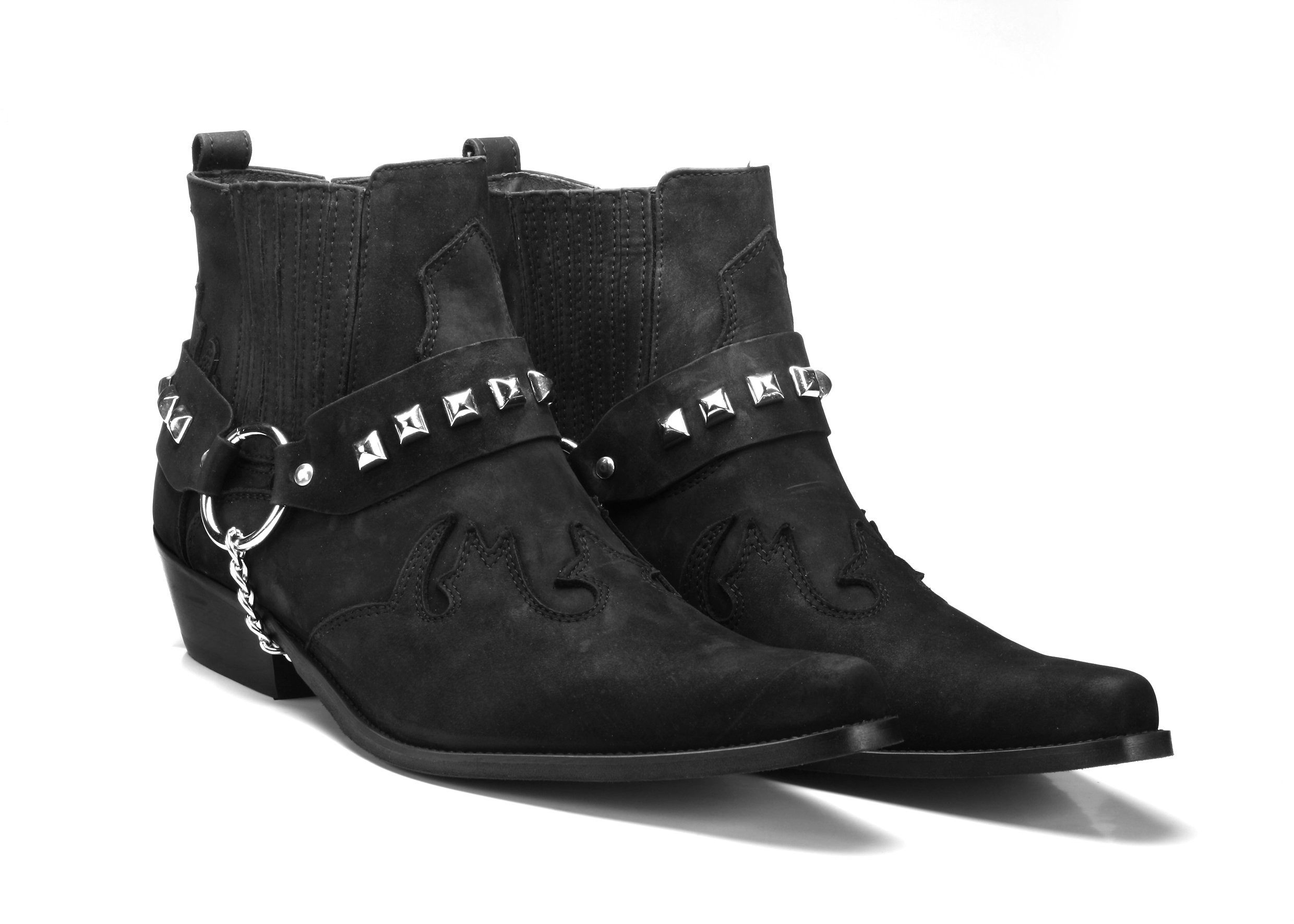 DAMSKIE KOWBOJKI MOTOCYKLOWE K-613 Skóra 36-41 Rozmiar 36