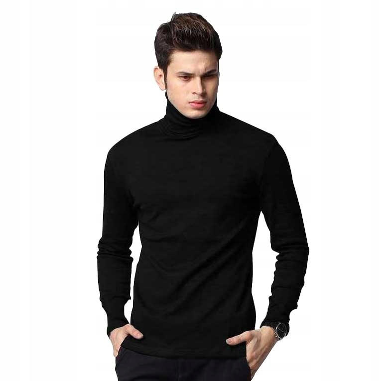 

golf sweter męski Arek swetry XL czarny