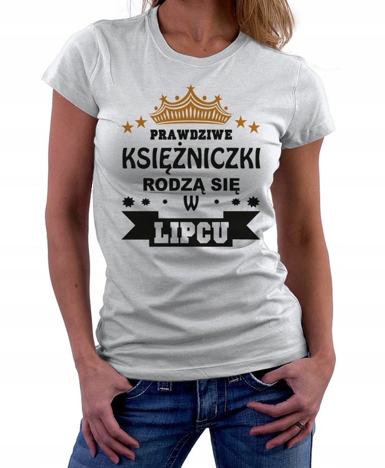 

Koszulka dla Księżniczki Urodzonej W Lipcu r.S