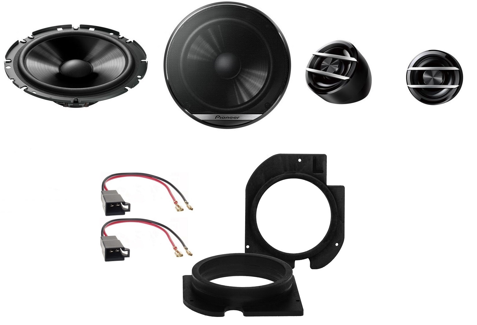 Reproduktory 16,5 cm vzdialenosti Škoda Octavia 1 (1996-2010) Pioneer TS-G170C