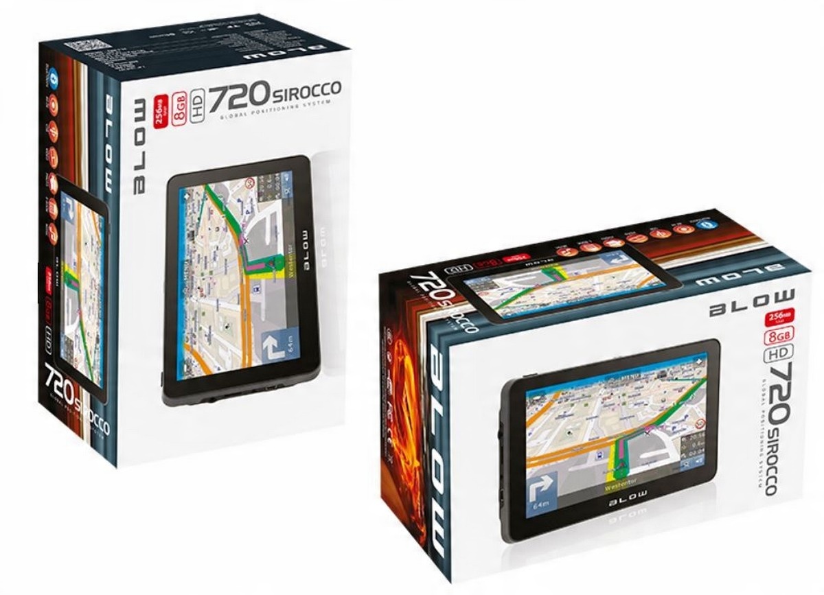 Навигация удар GPS720 7 дюймов карты ЕС RU BLUETOOTH тип навигации автомобильная