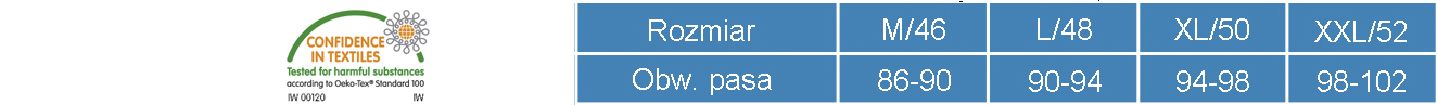 CORNETTE AUTHENTIC Slipy bawełna czarne rozm. L Fason Slipy