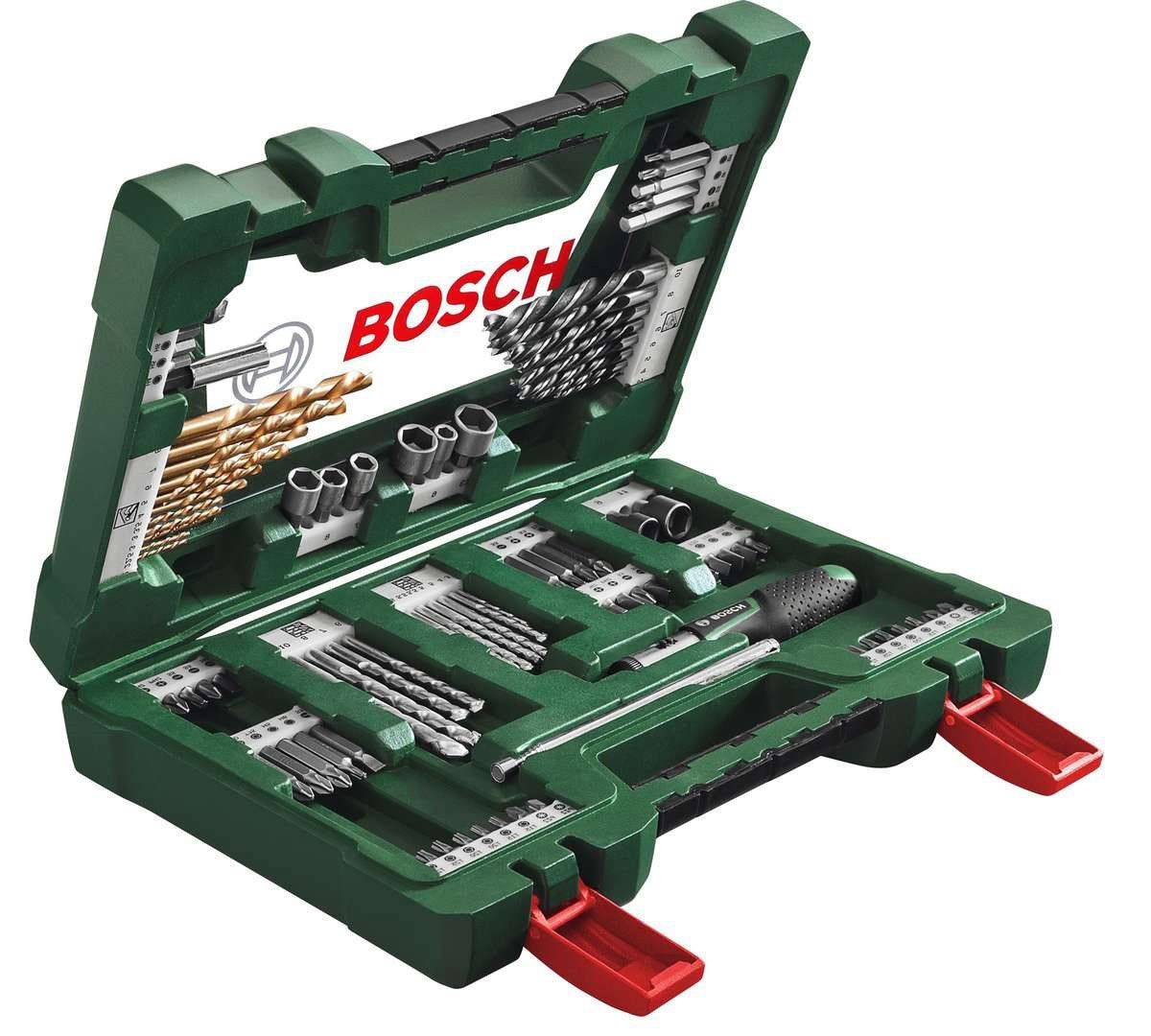 BOSCH ZESTAW 91 WIERTEŁ I KOŃCOWEK V-LINE + MIARA Marka Bosch