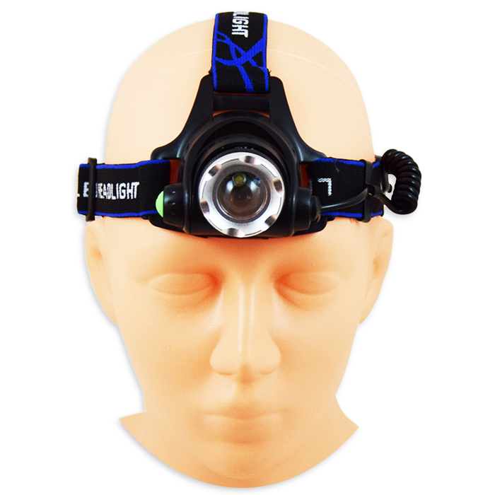 LATARKA CZOŁOWA T6 NA GŁOWĘ CZOŁÓWKA LED CREE ZOOM Model nie dotyczy