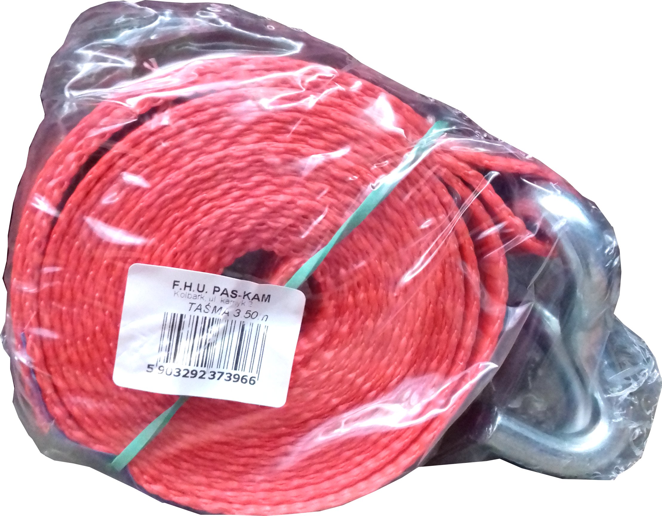 

Polski pas transportowy bez napinacza 3,5m 5t 50mm