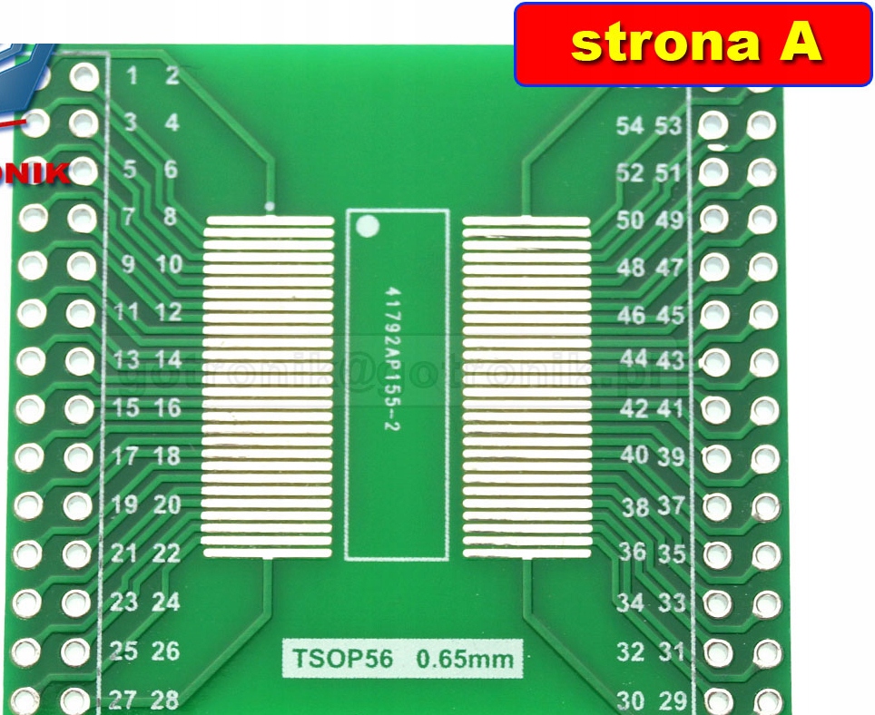 

Płytka drukowana TSSOP56 0,5/0,65mm DIP__PCB-117