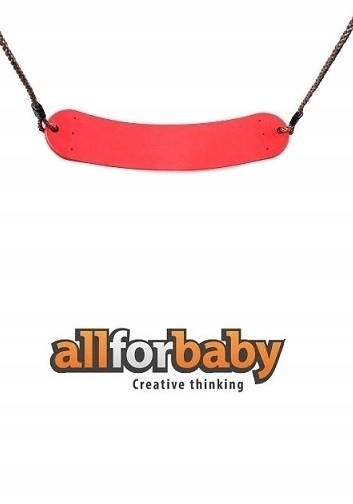 A4B HUŚTAWKA ELASTYCZNA MOCNA PLAC ZABAW CZERWONA Kod produktu 3010