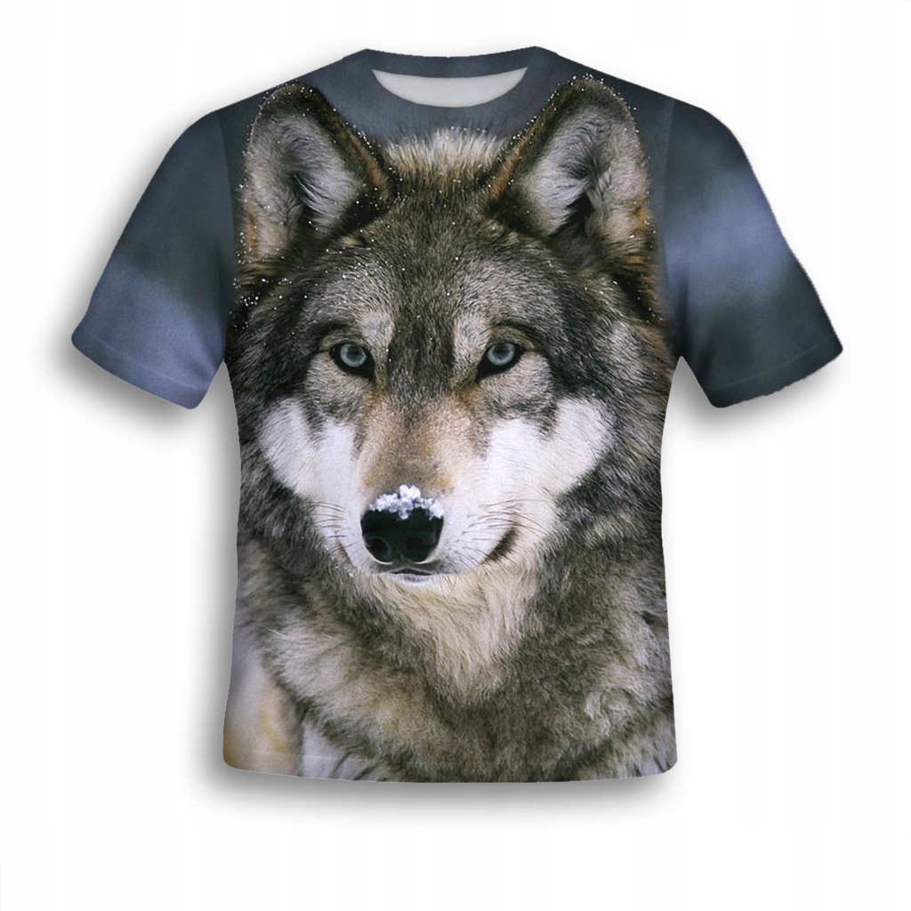 

Koszulka Fullprint T-shirt Wilk L Grafika Polska