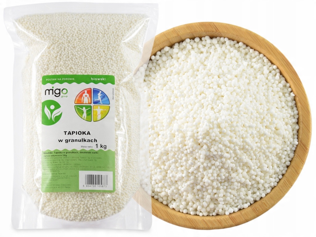 

Tapioka Granulki z Manioku Skrobia MIGOgroup