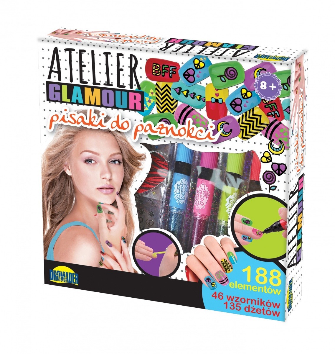 

Dromader Atelier Glamour Pisaki do paznokci 00862