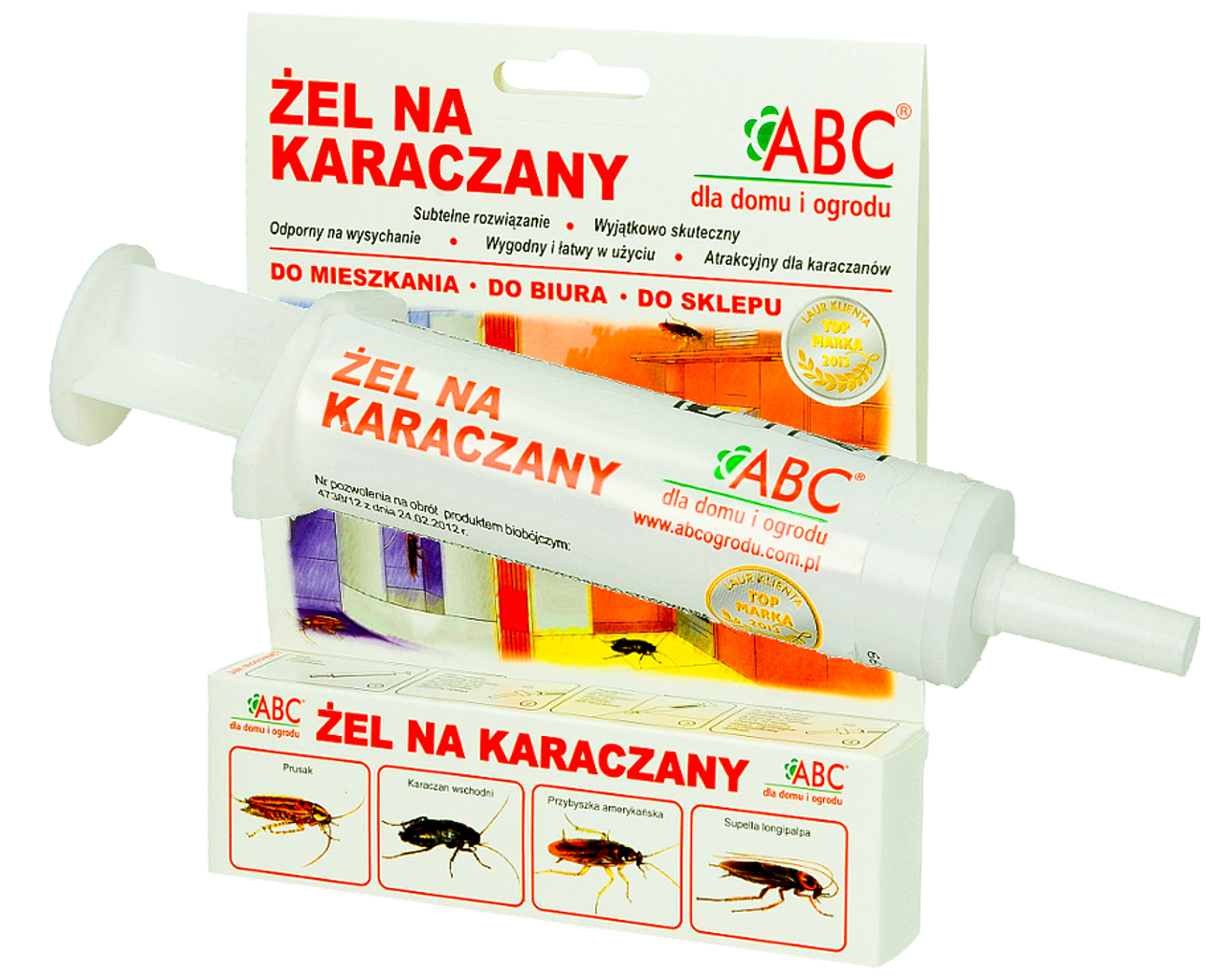 

Silny Żel Środek Na Karaluchy Prusaki Abc