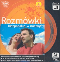 Rozmówki HISZPAŃSKIE W MIESIĄC + CD SuperMemo