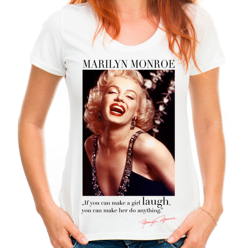 

Koszulka z Marilyn Monroe na dzień kobiet matki XL