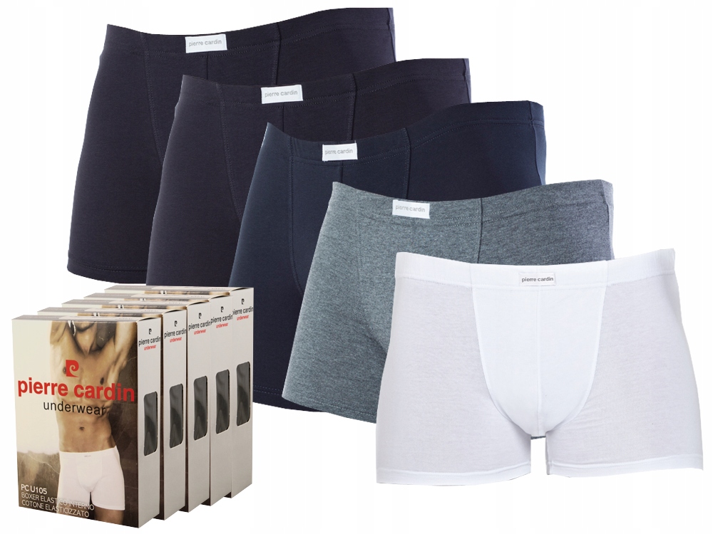 PÁNSKE BOXERKY BAVLNA PIERRE CARDIN - 5-balenie veľ. M