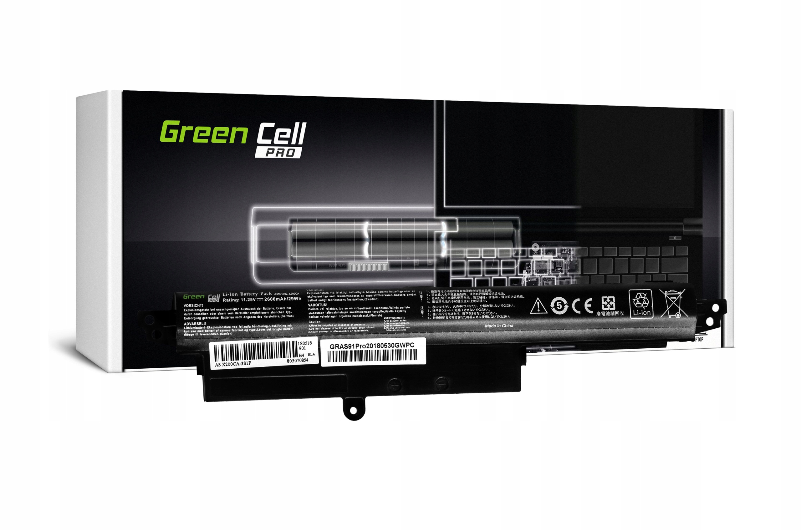 

Bateria A31N1302 do Asus X200M X200MA X200C X200CA