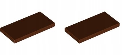

Lego płytka płaska 2x4 brązowy 4579690 87079 -2szt