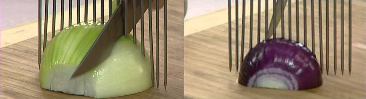 UCHWYT TRZYMACZ DO KROJENIA CEBULI OBIERACZKA NÓŻ Marka inna