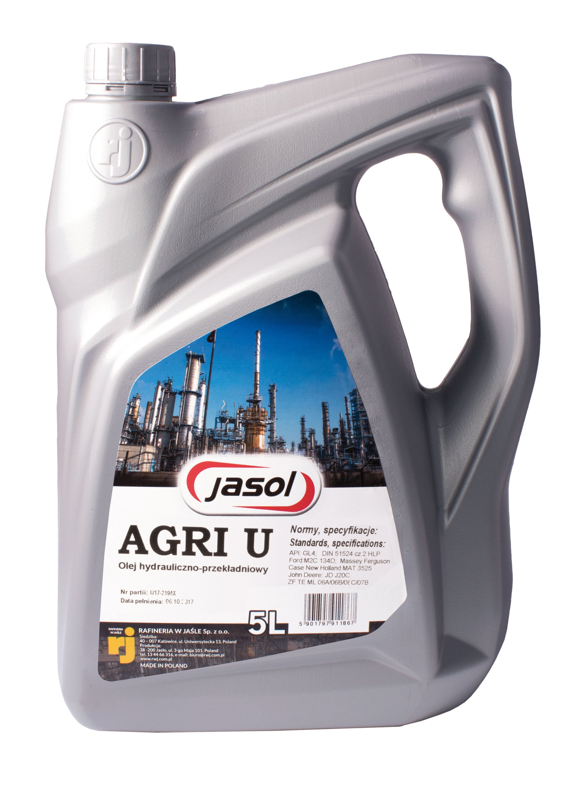 Jasol Agri U 5L olej hydrauliczno-przekładniowy