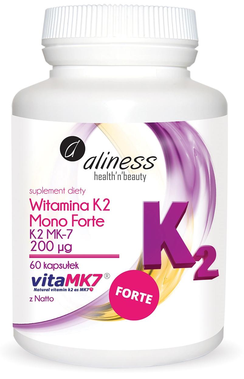 

Witamina K2 Monoforte MK-7 200mcg z Natto Aliness