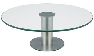 

Patera na Tort Ciasto 1 poziom Szkło Stal 4014