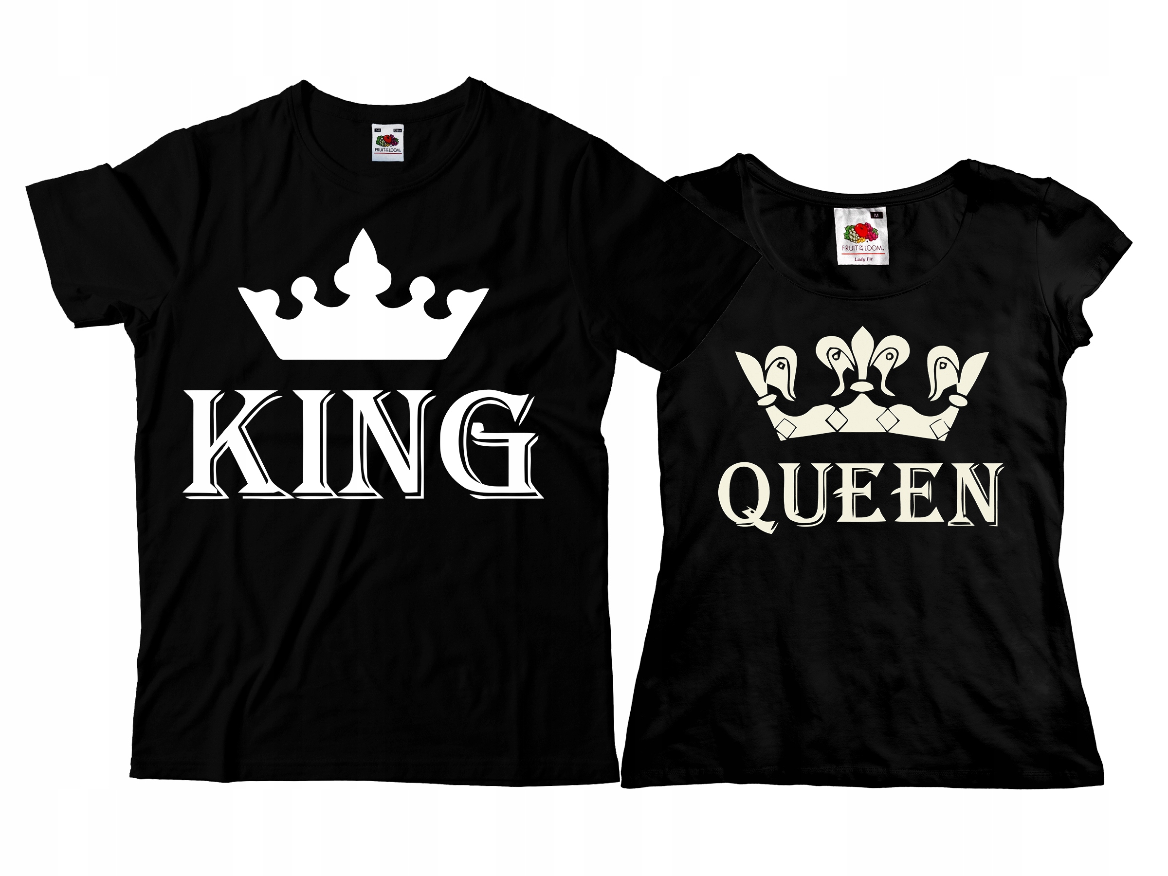 

Komplet Koszulek Dla Par Prezent King Queen