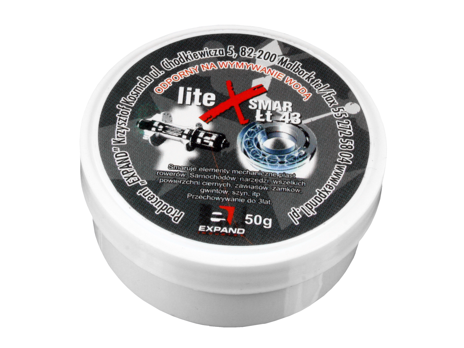 

Expand smar rowerowy do łożysk Łt 43