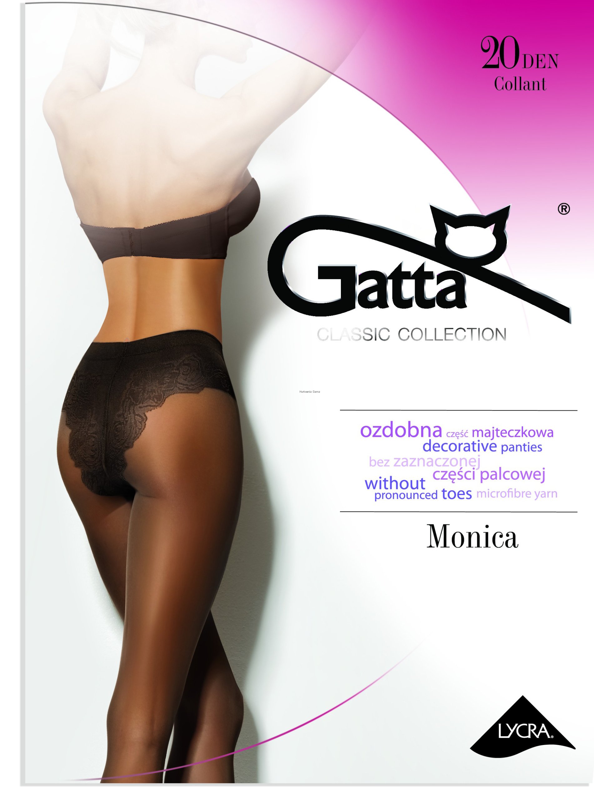 

Gatta rajstopy Monica 20 den mikrofibra # 4 L