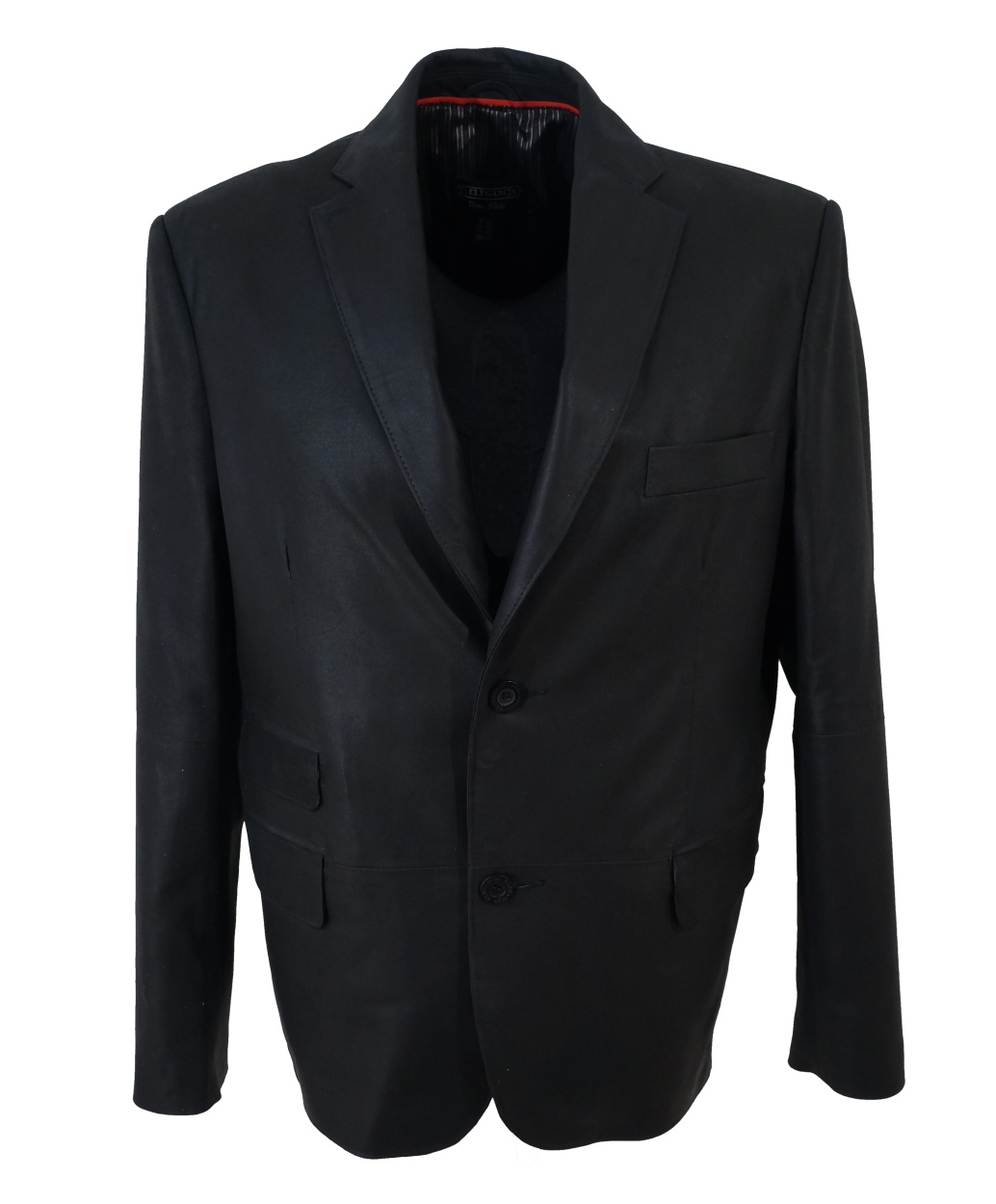 Marynarka SKÓRZANA MĘSKA 54 ELEGANCKA Czarna NOWA Marka ELEGANCJA