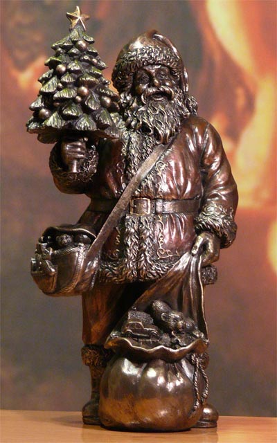 PIĘKNA RZEŹBA święty MIKOŁAJ * veronese NA PREZENT Motyw mikołaj