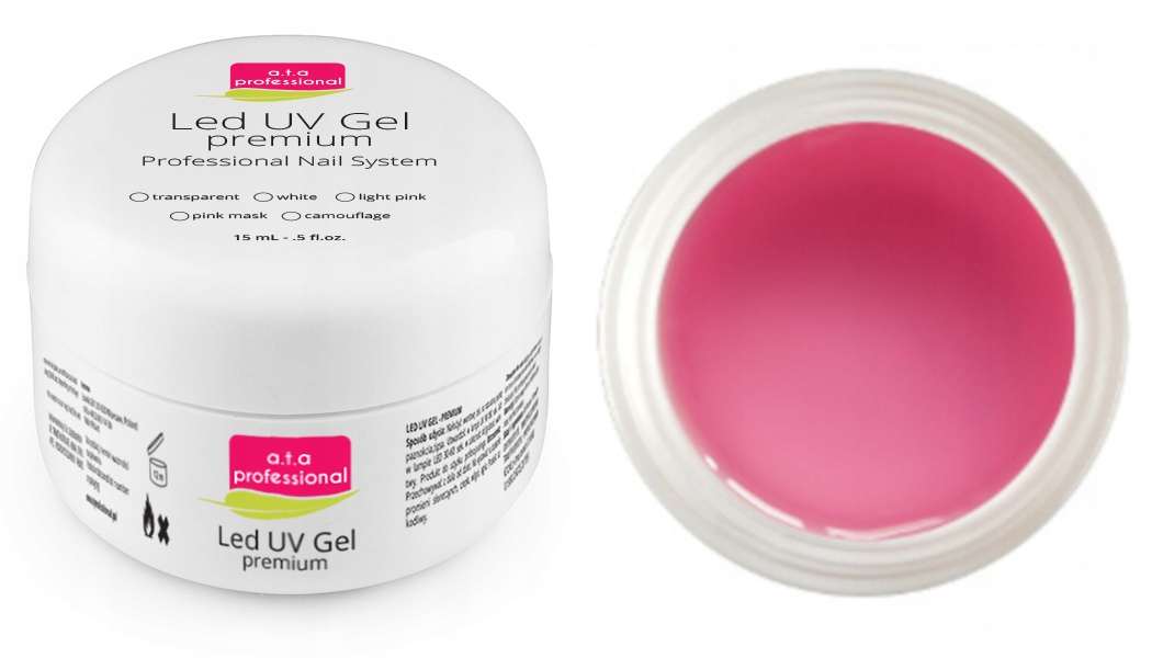 

Żel Uv Led Jednofazowy Light Pink Clear 30 ML