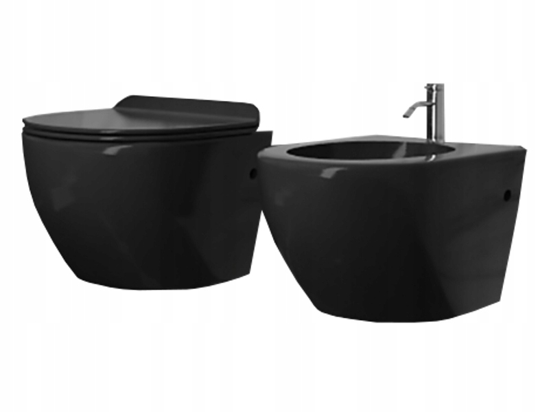 

Mexen Lena Miska Wc Rimless Deska Slim Bidet Black