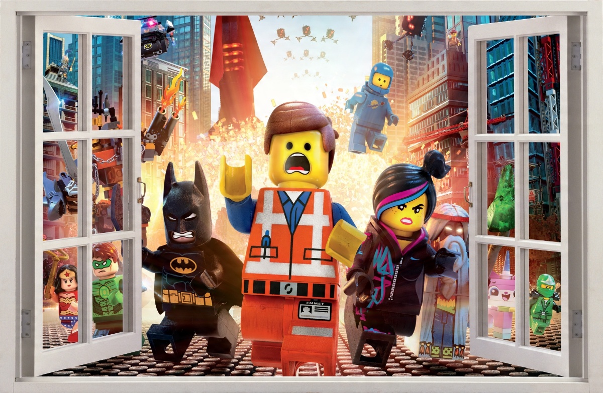 

Naklejki Na Ścianę Okno Lego 42 100x65 cm