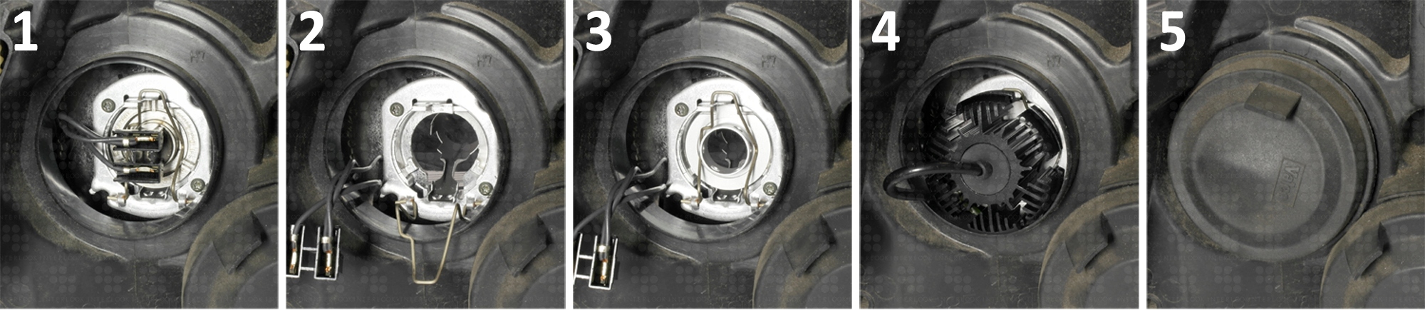 Zarowki LED SLIM H7 B5 CSP SEOUL 12 24V DZIEN NOC Power 60 W