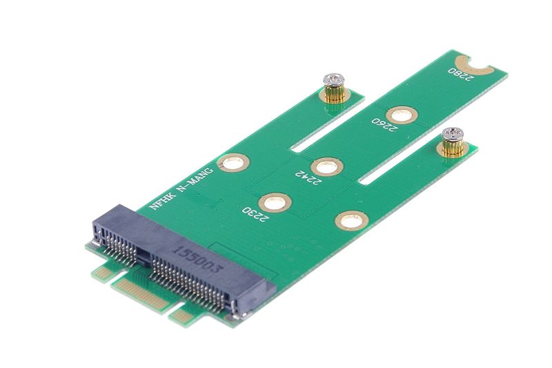 

Adapter Ssd mSATA mPCI-E SATA3 do Ngff M.2 B Key