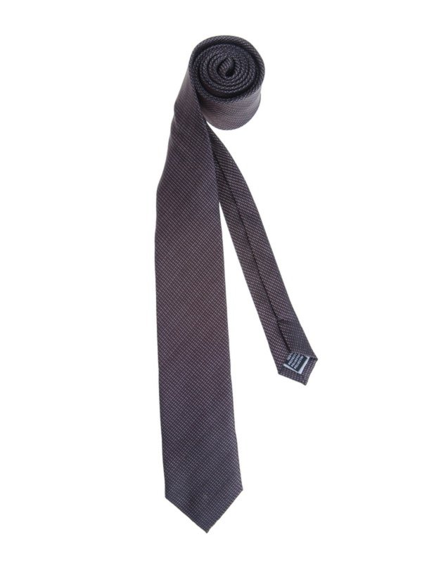 

0166 Top Secret Brązowy Elegancki Wąski Krawat