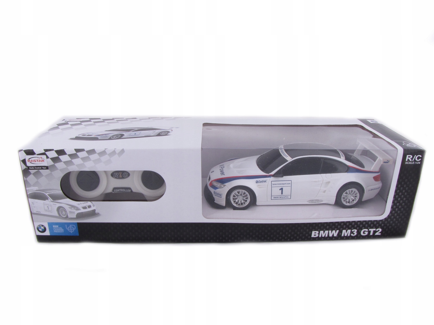 BMW M3 ZDALNIE STEROWANY RASTAR 1:24 LICENCJA Marka inna