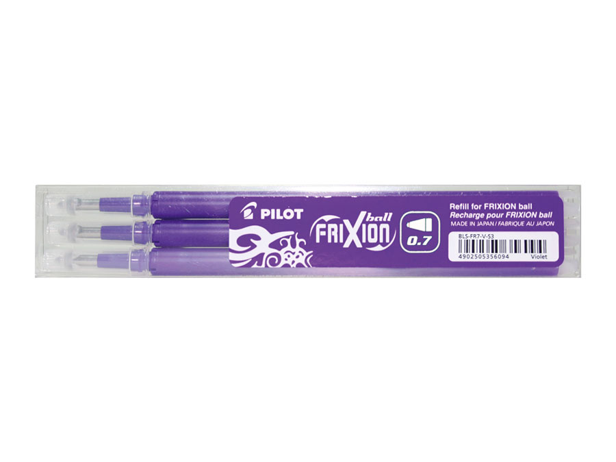 

Wkłady Pilot Frixion 3 szt 0,7 fioletowe