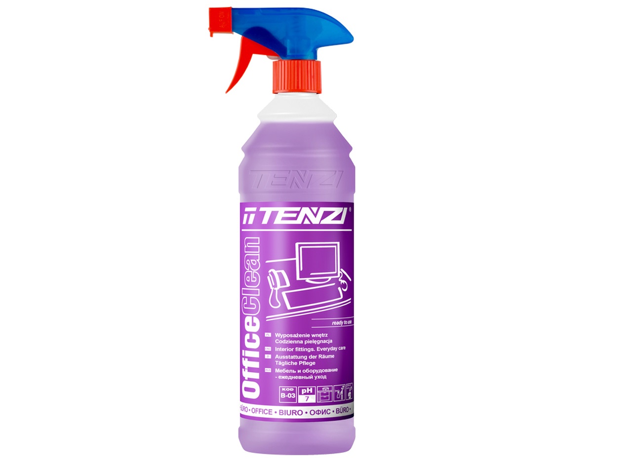 

Tenzi Office Clean Płyn Do Mycia Mebli Kwiatowy