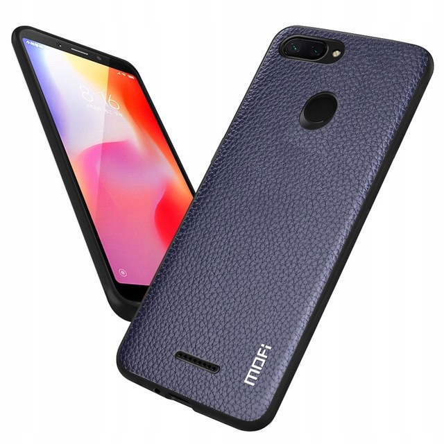 

Mofi Etui Pu Leather Xiaomi Redmi 6 Niebieskie