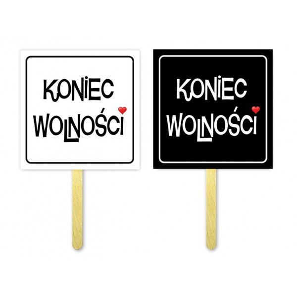 

Zabawne karteczki tabliczki do zdjęć Ślub Wesele