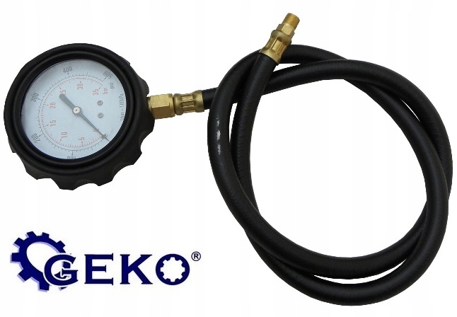 TESTER MANOMETR POMIARU MIERZENIA CIŚNIENIA OLEJU 35bar ZESTAW KOMPLET GEKO Waga produktu z opakowaniem jednostkowym 1.2 kg