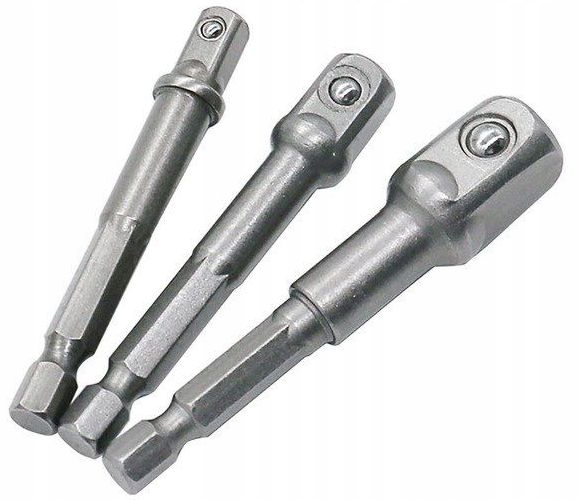 

Redukcje Adaptery Do Wkrętarki 1/4 3/8 1/2 Adapter