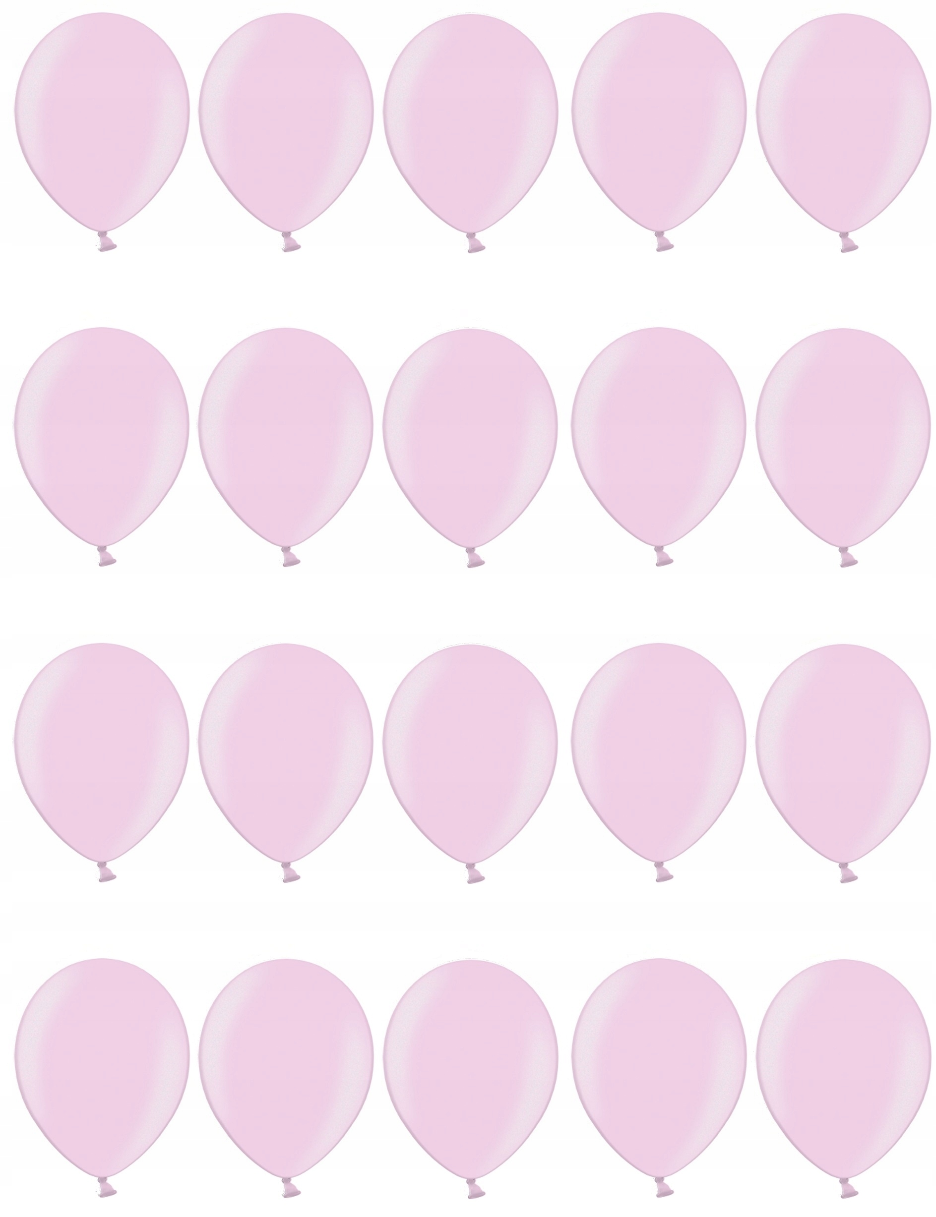 

Balony Jasny Róż 25cm Metaliczne 20szt ślub roczek