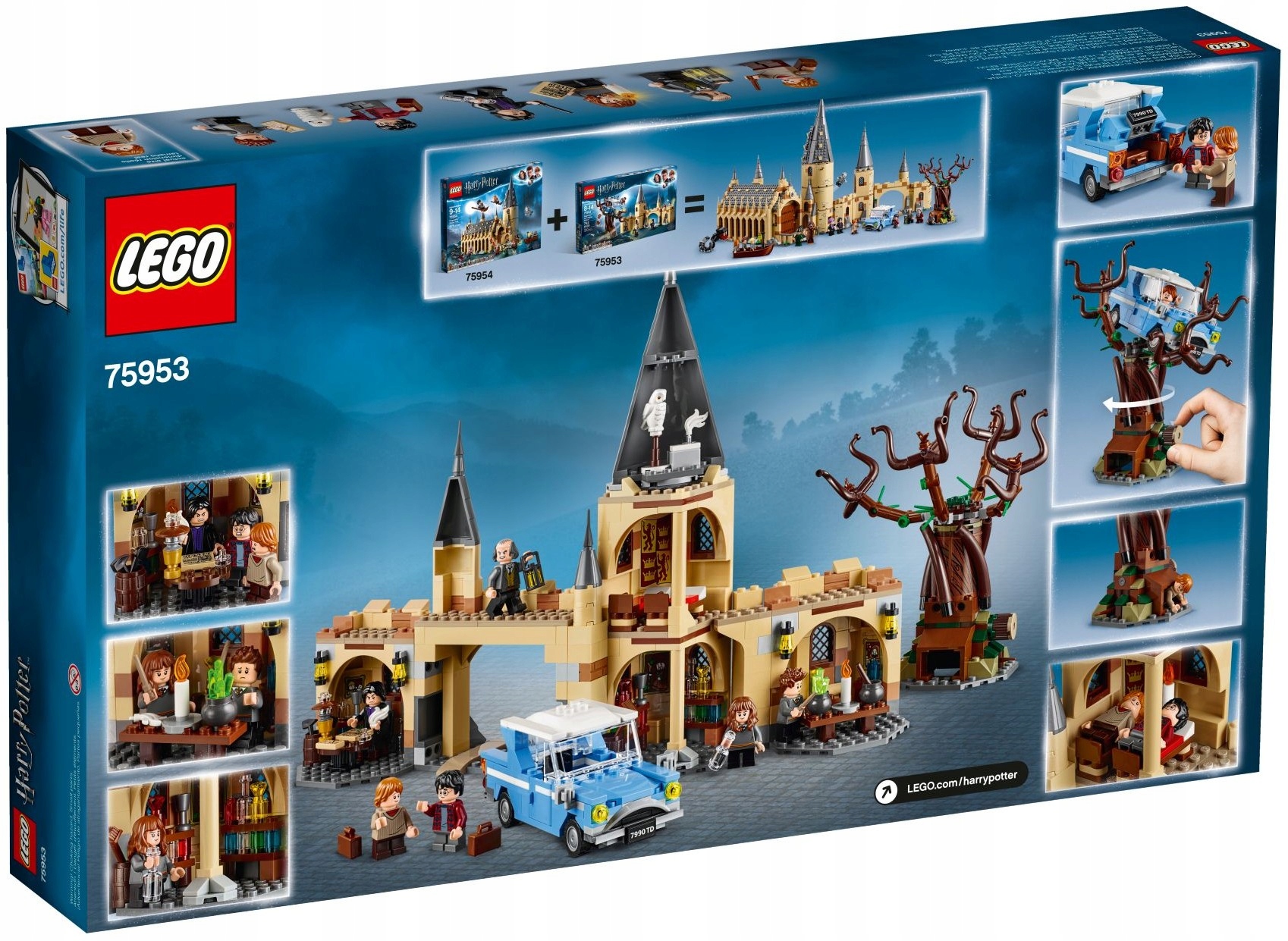 LEGO HARRY POTTER 75953 ZAMEK HOGWART - DOBUDÓWKA Płeć chłopcy