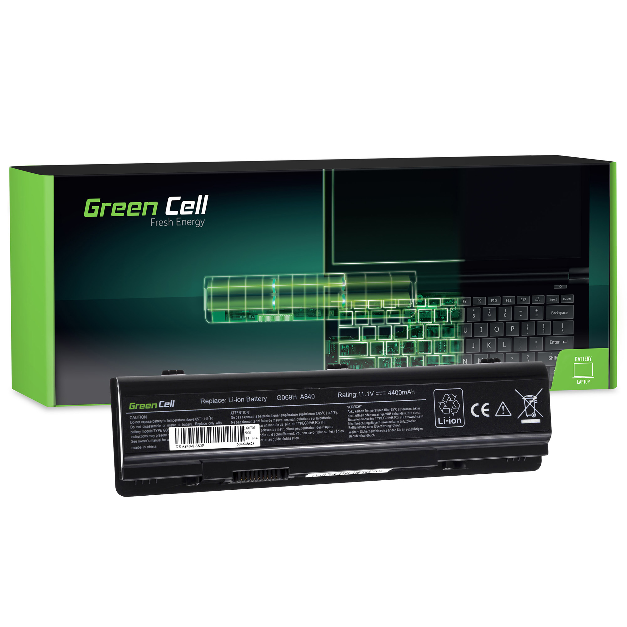 

Bateria F287H G069H do Dell Vostro 1014 1015 1088