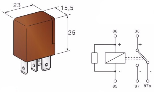 P4cs012w1 схема реле