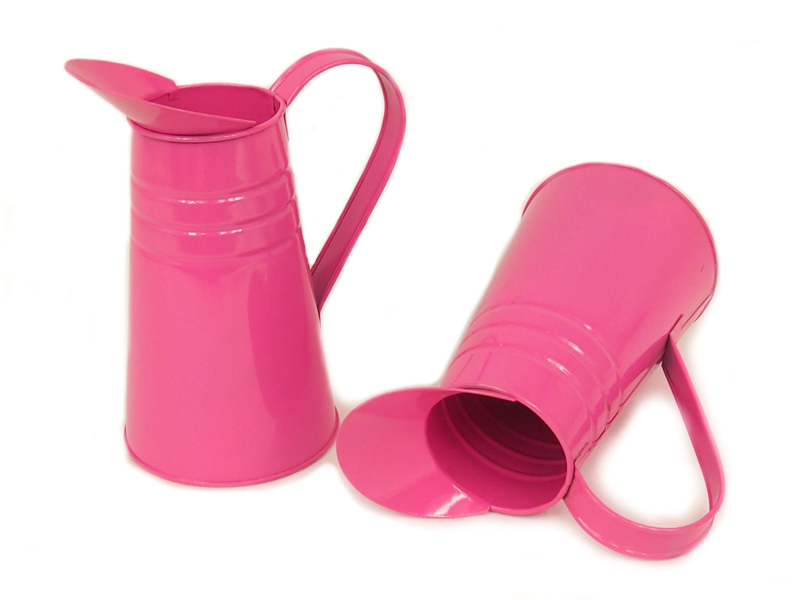 КУВШИН, ВАЗА ДЛЯ ЦВЕТОВ ГОРЯЧАЯ ЛЕЙКИ РОЗОВЫЙ 22 см